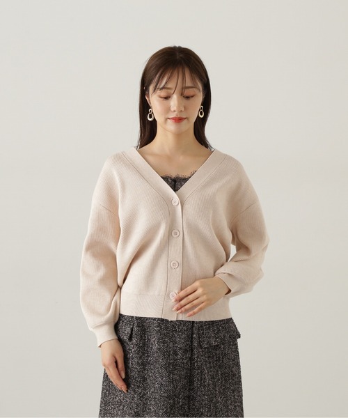 PROPORTION BODY DRESSING（プロポーションボディドレッシング）の「レース付きニットアンサンブル / 1214270012（ニット/セーター・レディース・グレー/ピンク/ベージュ・FREE）」の7枚目の写真