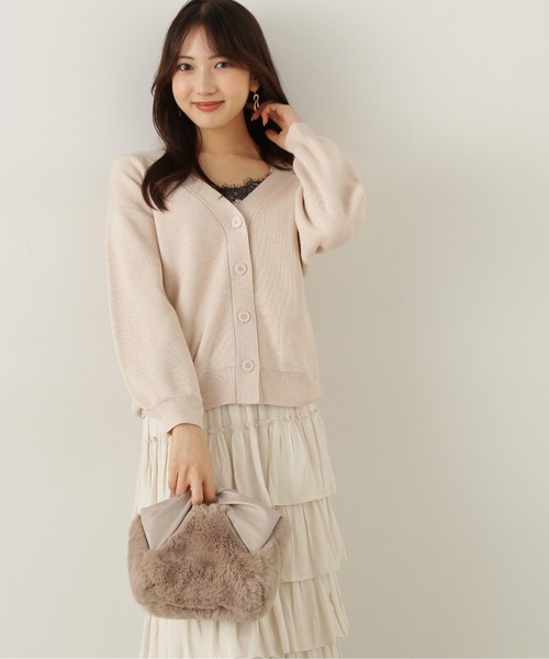 PROPORTION BODY DRESSING（プロポーションボディドレッシング）の「レース付きニットアンサンブル / 1214270012（ニット/セーター・レディース・グレー/ピンク/ベージュ・FREE）」の16枚目の写真