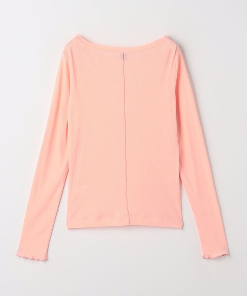 green label relaxing（グリーンレーベルリラクシング）の「ハイツイストリブ クルーネック プルオーバー カットソー（Tシャツ/カットソー・レディース・ライトピンク/ブラック/オフホワイト/ケリーグリーン・FREE）」の10枚目の写真