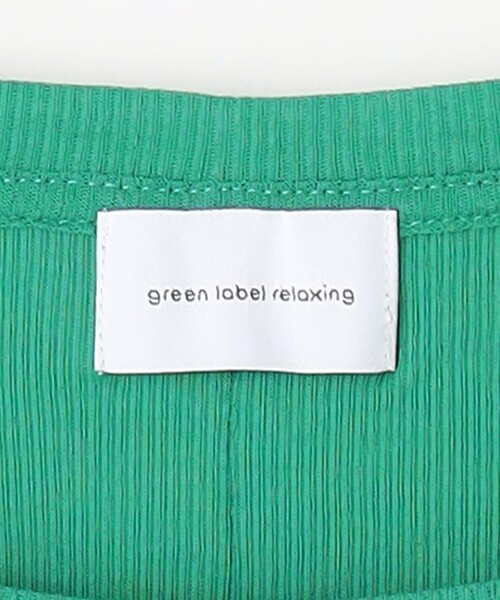 green label relaxing（グリーンレーベルリラクシング）の「ハイツイストリブ クルーネック プルオーバー カットソー（Tシャツ/カットソー・レディース・ライトピンク/ブラック/オフホワイト/ケリーグリーン・FREE）」の13枚目の写真