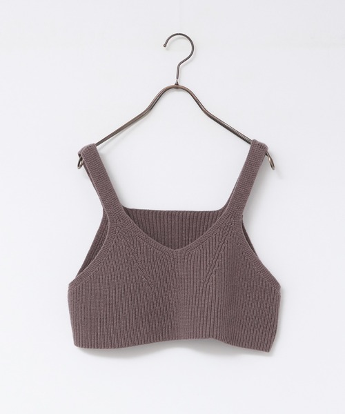 hunch（ハンチ）の「静電気防止 やわもちヤーン ビスチェ（ベスト・レディース・モカ/ブラック/アイボリー・FREE）」の17枚目の写真