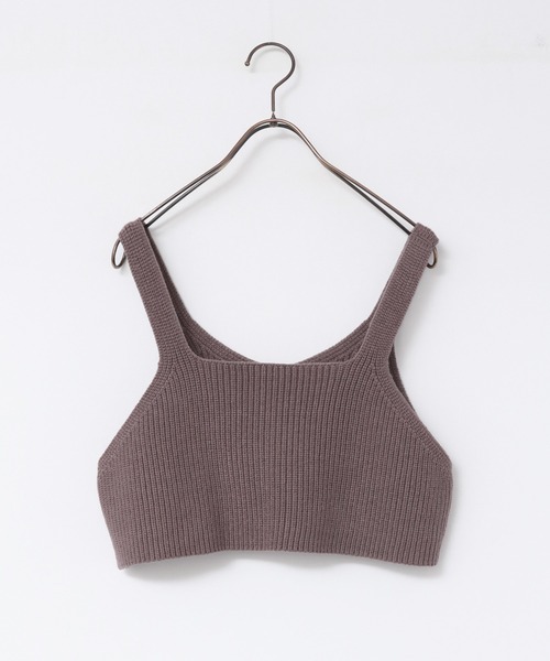 hunch（ハンチ）の「静電気防止 やわもちヤーン ビスチェ（ベスト・レディース・モカ/ブラック/アイボリー・FREE）」の18枚目の写真