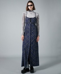 PRANK PROJECT | 【24WINTER PRE ORDER】2WAYシャギーチェックマキシワンピース/2WAY Shaggy Check Maxi One Piece(ワンピース)