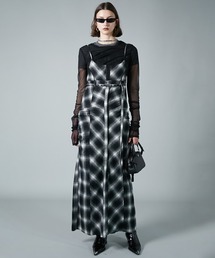 PRANK PROJECT | 【24WINTER PRE ORDER】2WAYシャギーチェックマキシワンピース/2WAY Shaggy Check Maxi One Piece(ワンピース)
