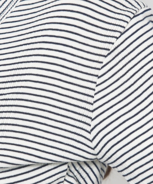 MILLER(ミラー)の「【Robert P. Miller】パネルリブ Vネック カーディガン / ボーダー / 無地 / カットソーカーディガン(Tシャツ/カットソー・レディース・グレー/ブラウン/ネイビー/ブラック・フリー)」の20枚目の写真