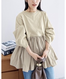 reca | ランタンスリーブティアードプルオーバー(その他トップス)