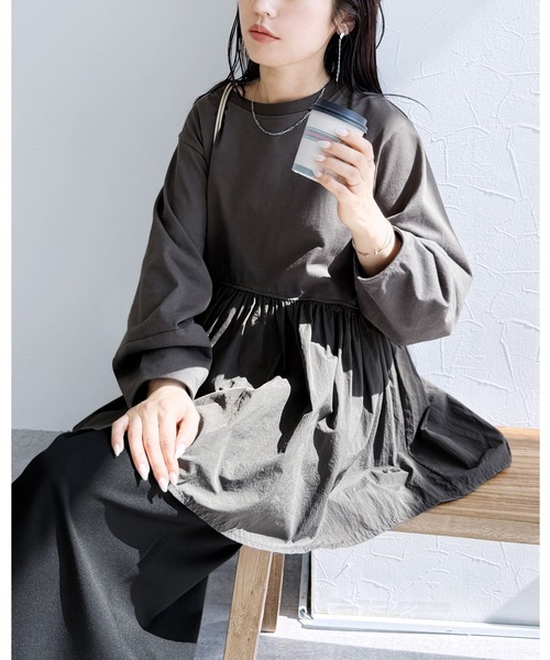 セール】【ZOZOTOWN限定】ランタンスリーブティアードプルオーバー