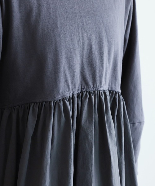 reca(レカ)の「【ZOZOTOWN限定】ランタンスリーブティアードプルオーバー(その他トップス・レディース・ブラック/グレイッシュベージュ/オフホワイト/チャコールグレー/ピンク系その他/バーガンディー・FREE)」の20枚目の写真