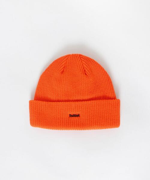 ITEMS URBANRESEARCH(アイテムズ アーバンリサーチ)の「Healthknit HK ロゴ刺繍 Knit Watch(ニットキャップ/ビーニー・メンズ・ブラック/オレンジ/ネイビー・-)」の4枚目の写真