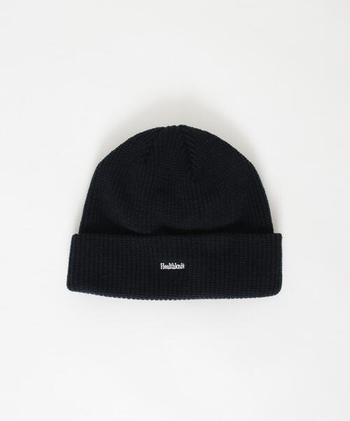 ITEMS URBANRESEARCH(アイテムズ アーバンリサーチ)の「Healthknit HK ロゴ刺繍 Knit Watch(ニットキャップ/ビーニー・メンズ・ブラック/オレンジ/ネイビー・-)」の6枚目の写真