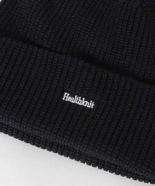 ITEMS URBANRESEARCH(アイテムズ アーバンリサーチ)の「Healthknit HK ロゴ刺繍 Knit Watch(ニットキャップ/ビーニー・メンズ・ブラック/オレンジ/ネイビー・-)」の7枚目の写真