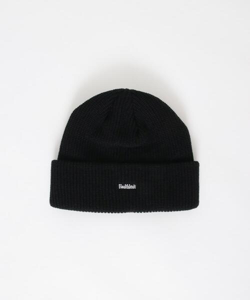 ITEMS URBANRESEARCH(アイテムズ アーバンリサーチ)の「Healthknit HK ロゴ刺繍 Knit Watch(ニットキャップ/ビーニー・メンズ・ブラック/オレンジ/ネイビー・-)」の8枚目の写真