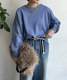 【WEB限定】ダンボールラウンドヘムチュニック