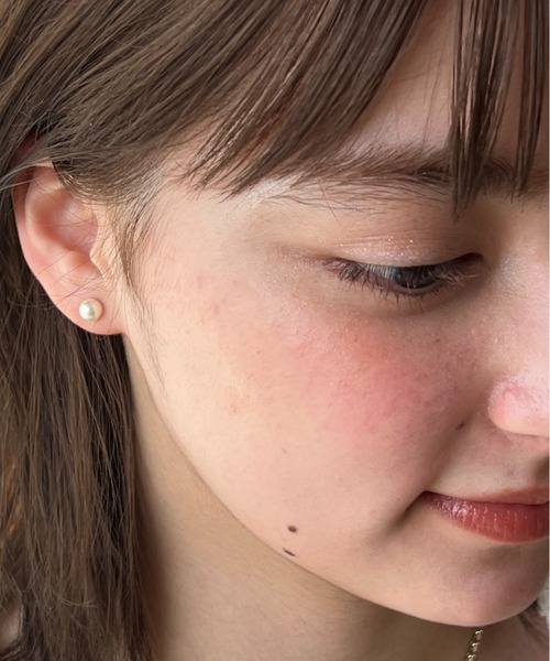 ciite'(シーテ)の「花パール&ストーンセットピアス (両耳用)(ピアス(両耳用)・レディース・ゴールド/シルバー・FREE)」の8枚目の写真