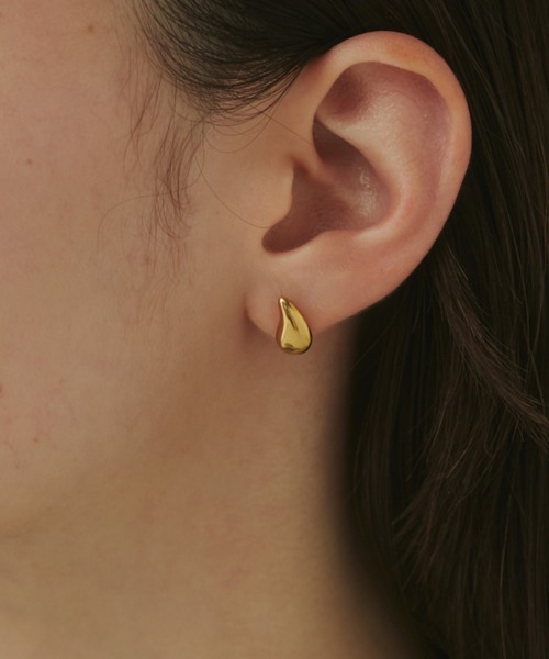 セール】【 金属アレルギー対応 】 ミニドロップピアス サージカル