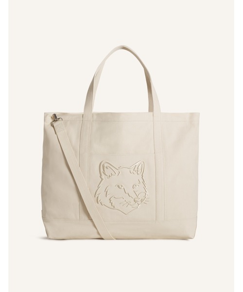 セール】FOX HEAD XL TOTE（トートバッグ）｜Maison Kitsune（メゾン