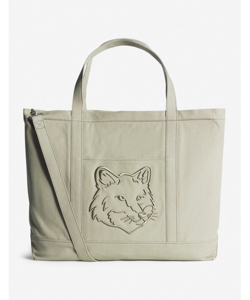 セール】FOX HEAD XL TOTE（トートバッグ）｜Maison Kitsune（メゾン