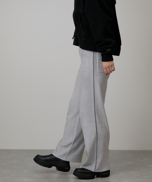 NERGY（ナージー）の「melting ベロアタッチニットパンツ（その他パンツ・レディース・ライトグレー/サックスブルー/ブラック・FREE）」の20枚目の写真