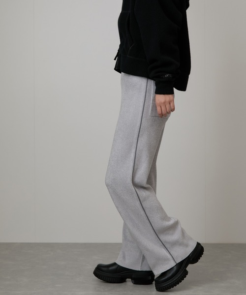 NERGY（ナージー）の「melting ベロアタッチニットパンツ（その他パンツ・レディース・ライトグレー/サックスブルー/ブラック・FREE）」の19枚目の写真
