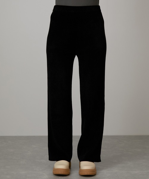 NERGY（ナージー）の「melting ベロアタッチニットパンツ（その他パンツ・レディース・ライトグレー/サックスブルー/ブラック・FREE）」の18枚目の写真