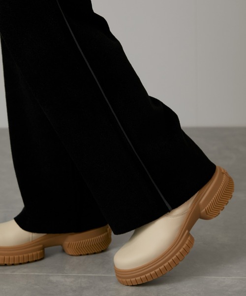 NERGY（ナージー）の「melting ベロアタッチニットパンツ（その他パンツ・レディース・ライトグレー/サックスブルー/ブラック・FREE）」の13枚目の写真