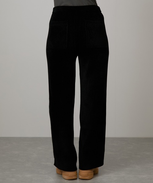 NERGY（ナージー）の「melting ベロアタッチニットパンツ（その他パンツ・レディース・ライトグレー/サックスブルー/ブラック・FREE）」の12枚目の写真