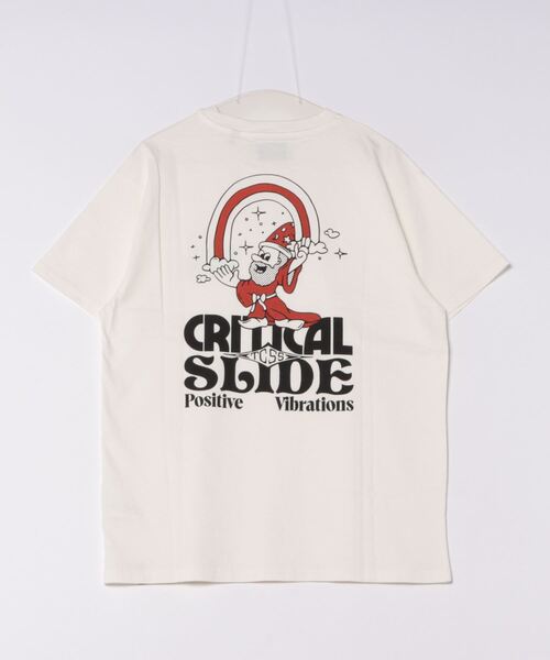 TCSS（ティーシーエスエス）の「DESIGN TEE/Critical Slide(TCSS)/クリティカルスライド(ティーシーエスエス)半袖Tシャツ（Tシャツ/カットソー・メンズ・ホワイト/パープル・MEDIUM/LARGE/SMALL/X-LARGE）」の3枚目の写真