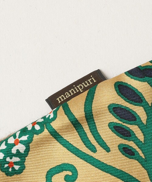 manipuri(マニプリ)の「<manipuri>チェックコンビマフラー(マフラー・レディース・ダークグリーン/ブラウン/レッド/ネイビー・FREE)」の8枚目の写真