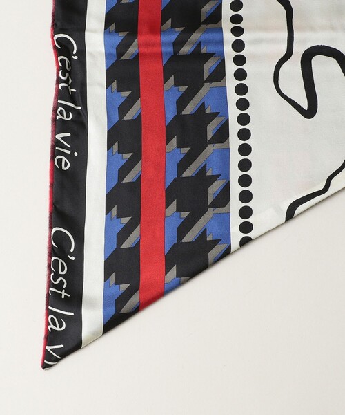 manipuri(マニプリ)の「<manipuri>チェックコンビマフラー(マフラー・レディース・ダークグリーン/ブラウン/レッド/ネイビー・FREE)」の13枚目の写真