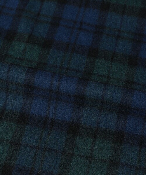 manipuri(マニプリ)の「<manipuri>チェックコンビマフラー(マフラー・レディース・ダークグリーン/ブラウン/レッド/ネイビー・FREE)」の20枚目の写真