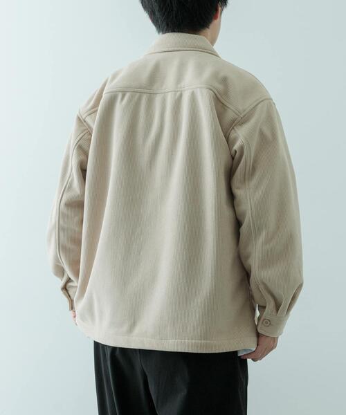 ITEMS URBANRESEARCH(アイテムズ アーバンリサーチ)の「裏フリースボンディングコーデュロイジャケット(その他アウター・メンズ・ライトベージュ/ブラック/ブラウン・LARGE/MEDIUM)」の7枚目の写真