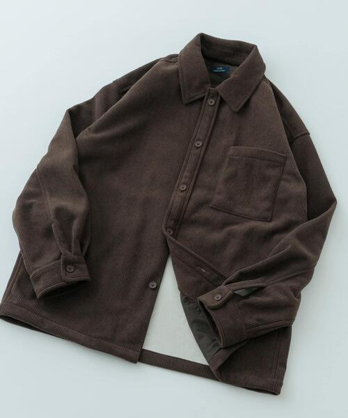 ITEMS URBANRESEARCH(アイテムズ アーバンリサーチ)の「裏フリースボンディングコーデュロイジャケット(その他アウター・メンズ・ライトベージュ/ブラック/ブラウン・LARGE/MEDIUM)」の17枚目の写真