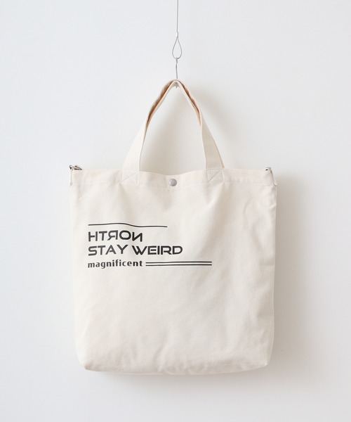 everyone ぼかしlogo 前橋限定 トートバック ボックス＆ストリートロゴ キャンバス2WAYトートバッグ