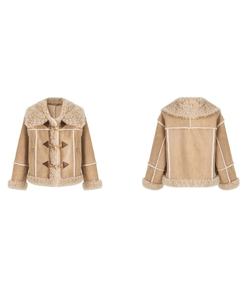 ファービックカラー ムートンジャケット FD24W372【Fano Studios  