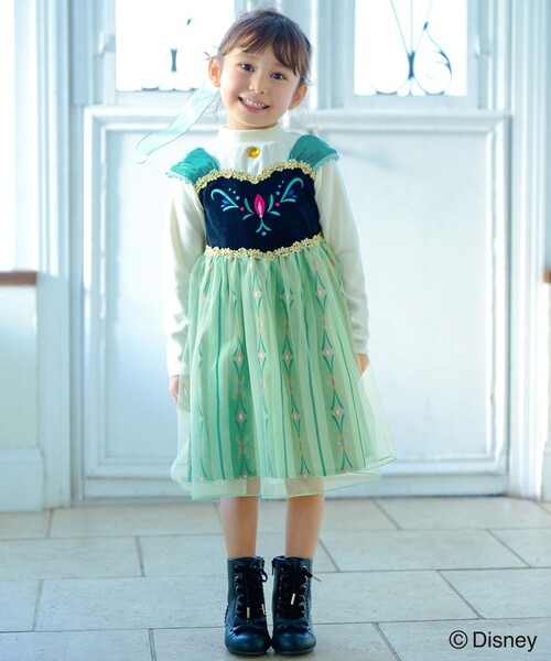 ANY(エニィ)の「【ディズニー/FROZEN】なりきりワンピース(ワンピース・キッズ・サックスブルー系/ブルー系・130/120/110/100/90)」の5枚目の写真