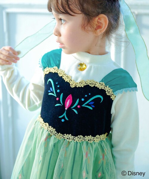any Fam エニィファム 【ディズニー/FROZEN】なりきりワンピース Disney（ディズニー）】FROZEN / なりきりワンピース / any FAM