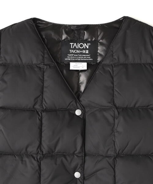 TAION（タイオン）の「TAION/タイオン/ベーシック Vネック ロング