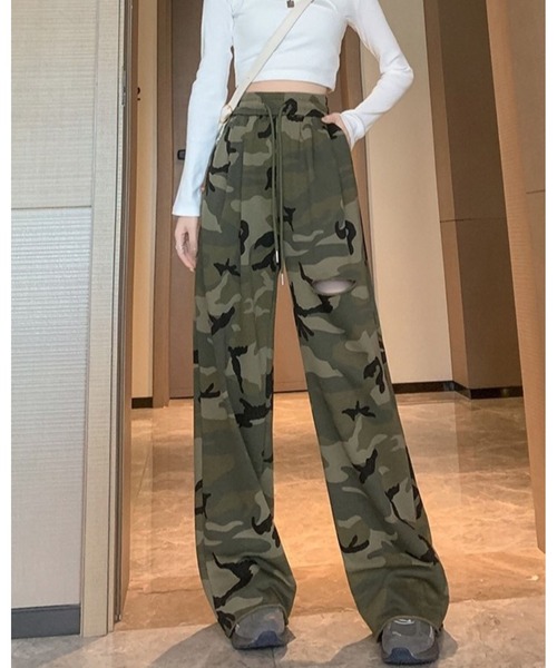 RADIANT迷彩柄ワイドスウェットパンツ RADIANT迷彩柄ワイドスウェットパンツ RADIANT迷彩柄ワイド