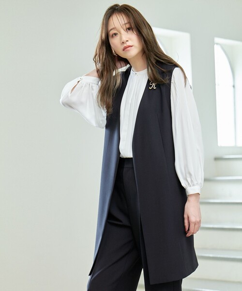 【洗濯機可/ストレッチ/セットアップ可】イージーケアストレッチジレ（ベスト）｜any Fam（エニィファム）