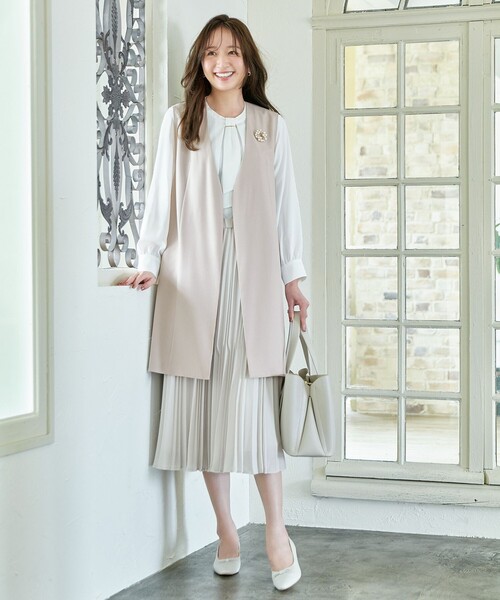 【洗濯機可/ストレッチ/セットアップ可】イージーケアストレッチジレ（ベスト）｜any Fam（エニィファム）