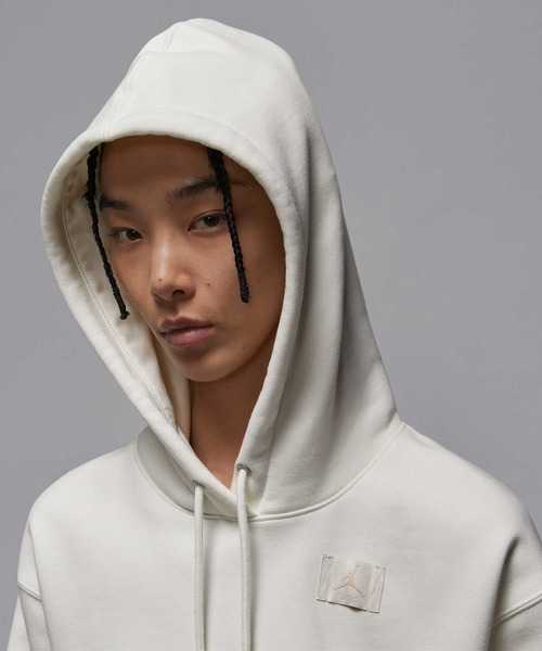 JORDAN BRAND(ジョーダンブランド)の「ジョーダン フライト フリース ウィメンズ サテン裏地付きフード プルオーバー パーカー / Jordan Flight Fleece Women's Satin Lined Pullover Hoodie FV7051-133 Sail(パーカー・レディース・クリーム・S/M/L/2XL/XL/XS)」の5枚目の写真