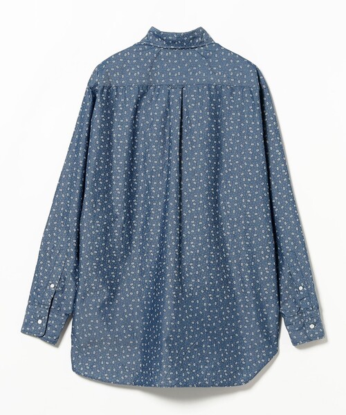 BEAMS PLUS(ビームスプラス)の「小紋柄 クラシックフィット ボタンダウンシャツ インディゴ(シャツ/ブラウス・メンズ・インディゴブルー・XL/L/M/S)」の15枚目の写真