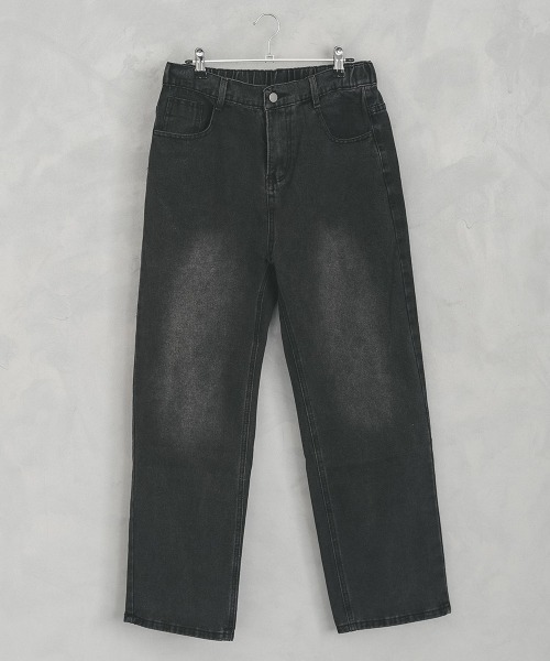 セール】Vintage washed over wide denim pants / ビンテージ