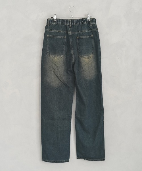パンツ +DEINET+ VINTAGE WASHED DENIM IN BLACK KDPDL4ZC111 Rick Owens DRKSHDW Geth Jeans - Made In Japan 16oz Black