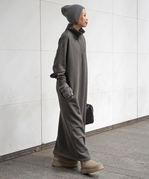 AP STUDIO（エーピーストゥディオ）の「ヤク アームウォーマー（手袋・レディース・ブラック/チャコールグレー/ウッド・FREE）」の10枚目の写真