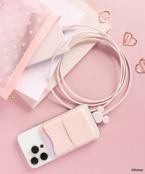 Hamee（ハミィ）の「ディズニーキャラクター USB 2.0 CABLE TYPE-C to TYPE-C 1.5m 充電ケーブル (ミッキーアイコン)（スマホグッズ・レディース・ブルー系その他/ベビーピンク/ブラック/ベージュ・FREE）」の14枚目の写真