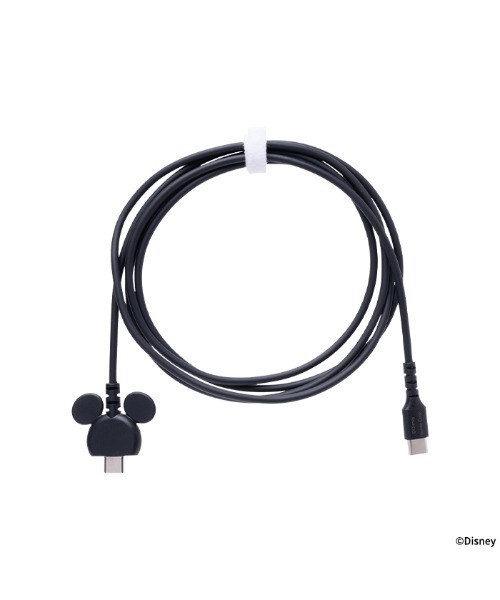 Hamee（ハミィ）の「ディズニーキャラクター USB 2.0 CABLE TYPE-C to TYPE-C 1.5m 充電ケーブル (ミッキーアイコン)（スマホグッズ・レディース・ブルー系その他/ベビーピンク/ブラック/ベージュ・FREE）」の21枚目の写真