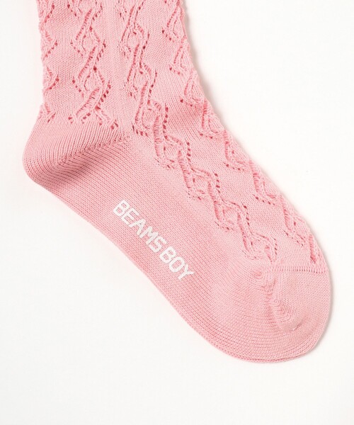 BEAMS BOY（ビームスボーイ）の「レース スポーツ ソックス（ソックス/靴下・レディース・ピンク/ホワイト/サックスブルー/ブラック・ONE SIZE）」の6枚目の写真