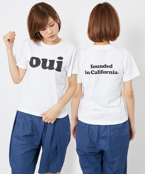 MILKFED.(ミルクフェド)の「S/S TEE oui 20th(Tシャツ/周年/限定)(Tシャツ/カットソー・レディース・ホワイト/ブラック/ネイビー/レッド・SMALL/MEDIUM)」の1枚目の写真