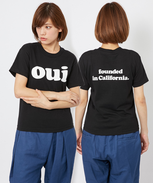 MILKFED.(ミルクフェド)の「S/S TEE oui 20th(Tシャツ/周年/限定)(Tシャツ/カットソー・レディース・ホワイト/ブラック/ネイビー/レッド・SMALL/MEDIUM)」の2枚目の写真